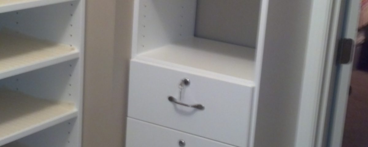 Drawers and shelves for narrow spaces