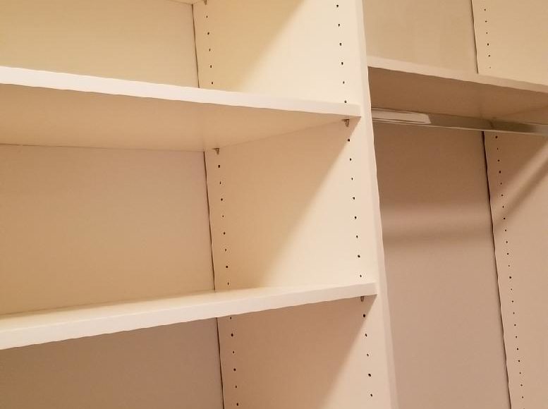 Adjustable Shelves Just Closets, Adjustable Closet Shelving